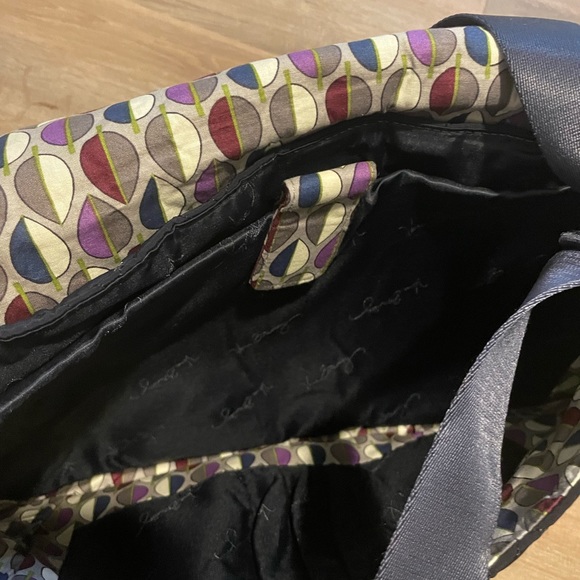 Navy Vera Bradley computer bag - Picture 5 of 8